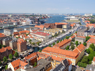 Fototapeta na wymiar Copenhagen in Denmark