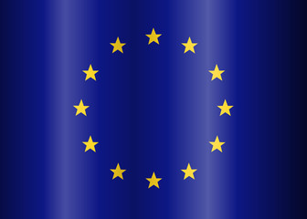 waves European Union Flag (EU)