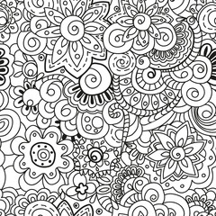 Seamless floral pattern. Perfect for printing on fabric or paper. Vector
