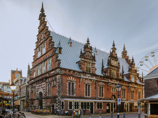 Fototapeta na wymiar De Vleeshal building, Haarlem, Netherlands