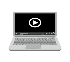 view video on a laptop