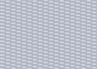 Tangled modern pattern in celtic style. Seamless geometric vector background. Two colors.