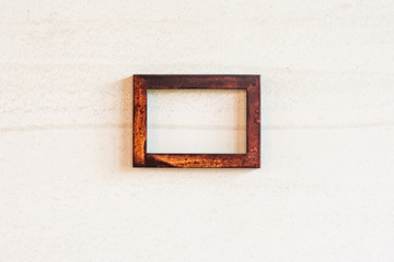 old photo wooden frame