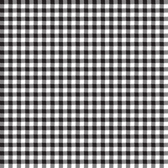 Seamless Gingham Pattern in Black