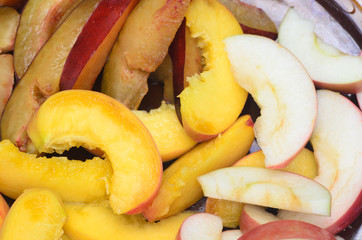 slices of ftesh fruits