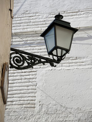 wrought iron street lamp - schmiedeeiserne Straßenlaterne