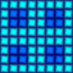 Tiles for bathrooms. Tile or tiles of blue and blue squares volume