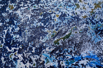 peinture bleu coque bateau matière texture poncer vieille rési