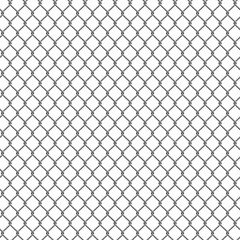 Seamless detailed chain link fence pattern texture.