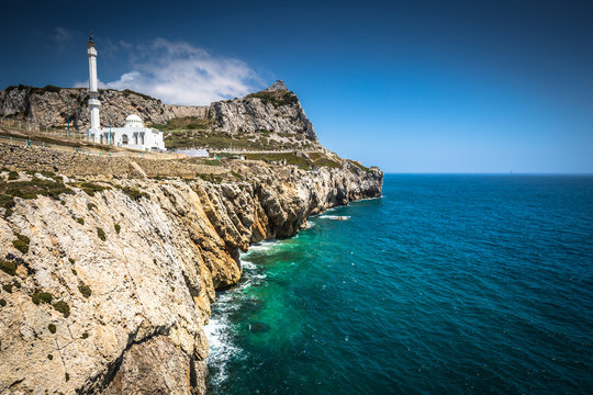 Gibraltar as Seen from Europa Point - Powered by Adobe