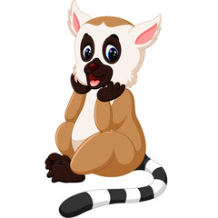 cute lemur cartoon