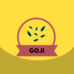 flat vector icon design collection Kitchenware seasoning goji