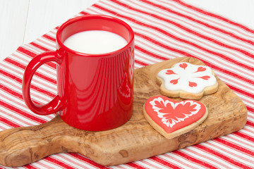Homebaked Decorated Sugar Cookies With Royal Icing.