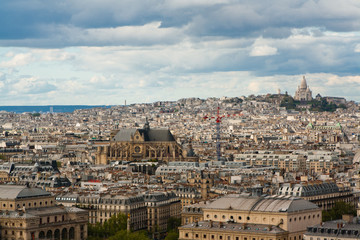 Gargoyle on Notre Dame Cathedral, Paris, France