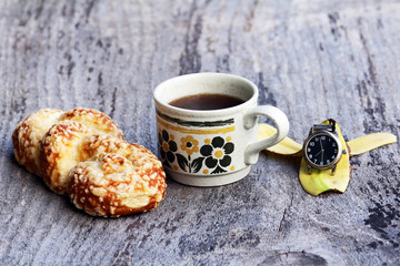 Morgens um halb Acht