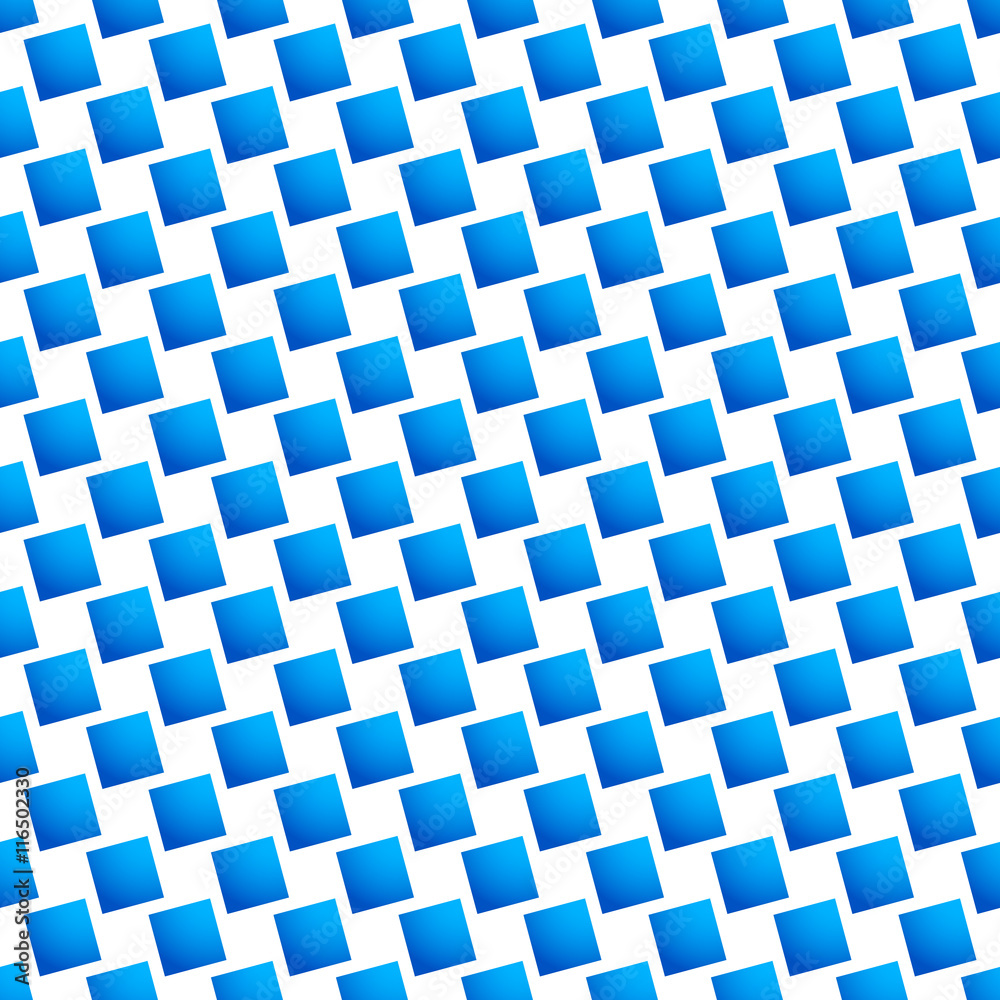 Leinwandbilder Seamless pattern with regular mosaic of colorful shapes