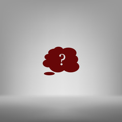 Illustration of an isolated cloud