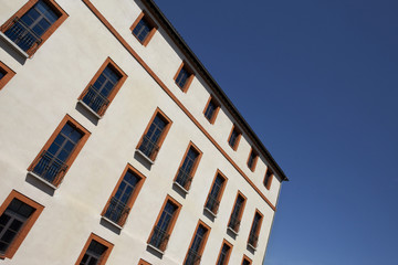 Facade of a building in South of France