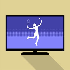 Watch sports on flat tv