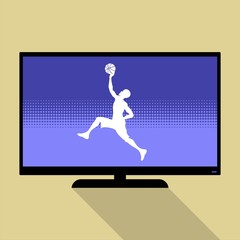 Watch sports on flat tv