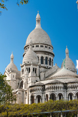 Fototapeta premium Sacre Ceure cathedral in Paris montmartre