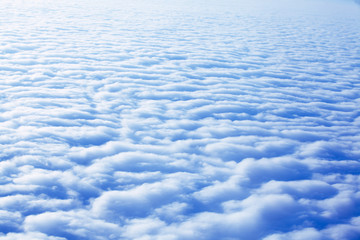 Fototapeta na wymiar Clouds high in the sky.