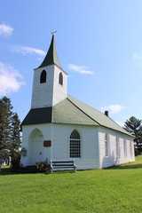 Fototapeta na wymiar St James Anglican Church St Jacques de Leeds,Qc, Canada 1831