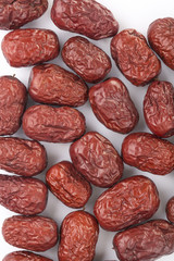 Dates isolated for food background