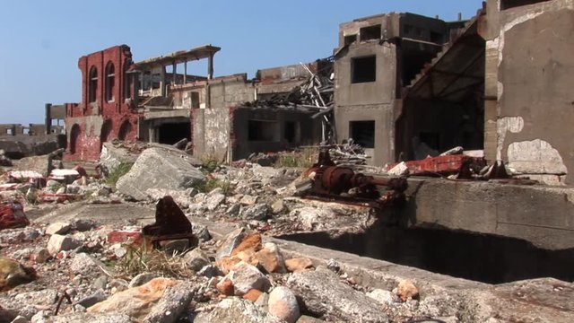 Battle ship island ruins