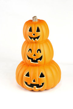 pumpkin lantern for Halloween isolated on white background