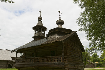 Russian wooden architecture.