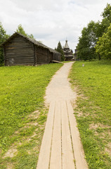 Russian wooden architecture.