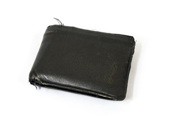 Old Black wallet vintage style