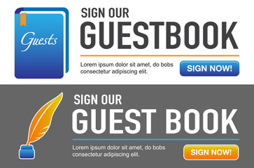 Sign our Guestbook CTA