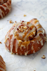 sweet cinnamon with icing