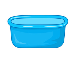 tub isolated illustration