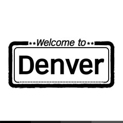 Welcome to Denver City illustration design