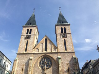Fototapeta na wymiar Sacred Heart Cathedral