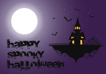 happy spooky halloween from the sky
