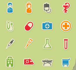 Medical simply icons