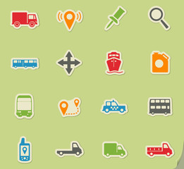 Navigation simply icons