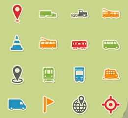 Navigation simply icons