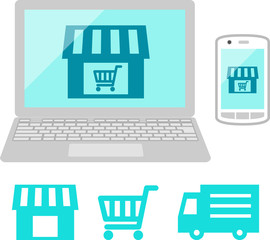 パソコン、スマホでのネットショッピング