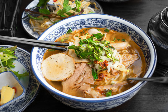 vietnamese pho tom yum - asian soup