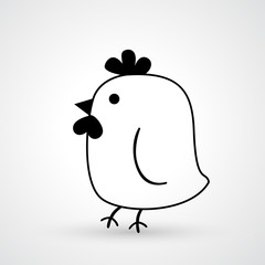 Chicken vector icon
