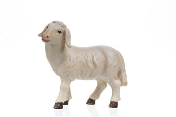 Krippenfigur Schaf