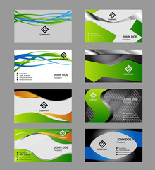 Professional corporate Business Card Design set
