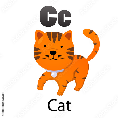 "Alphabet letter CCat" Stock image and royaltyfree vector files on