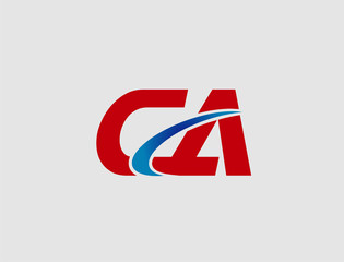CA company group linked letter logo
