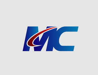 Letter M and C logo vector
